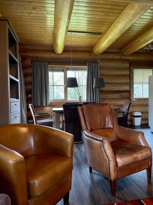 Unieke Houten Villa Met Sauna In Twente - 6P Den Ham Dış mekan fotoğraf
