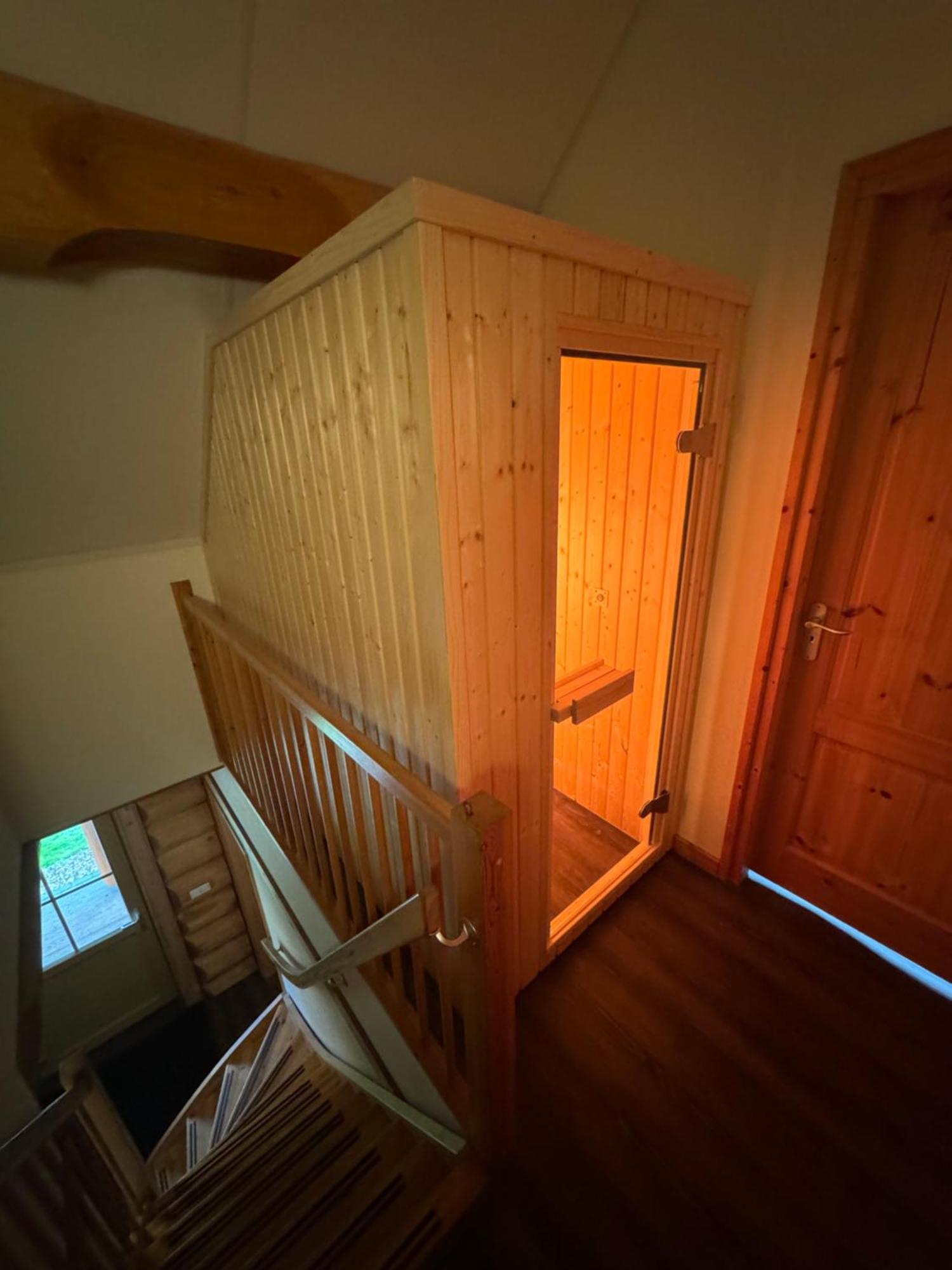 Unieke Houten Villa Met Sauna In Twente - 6P Den Ham Dış mekan fotoğraf