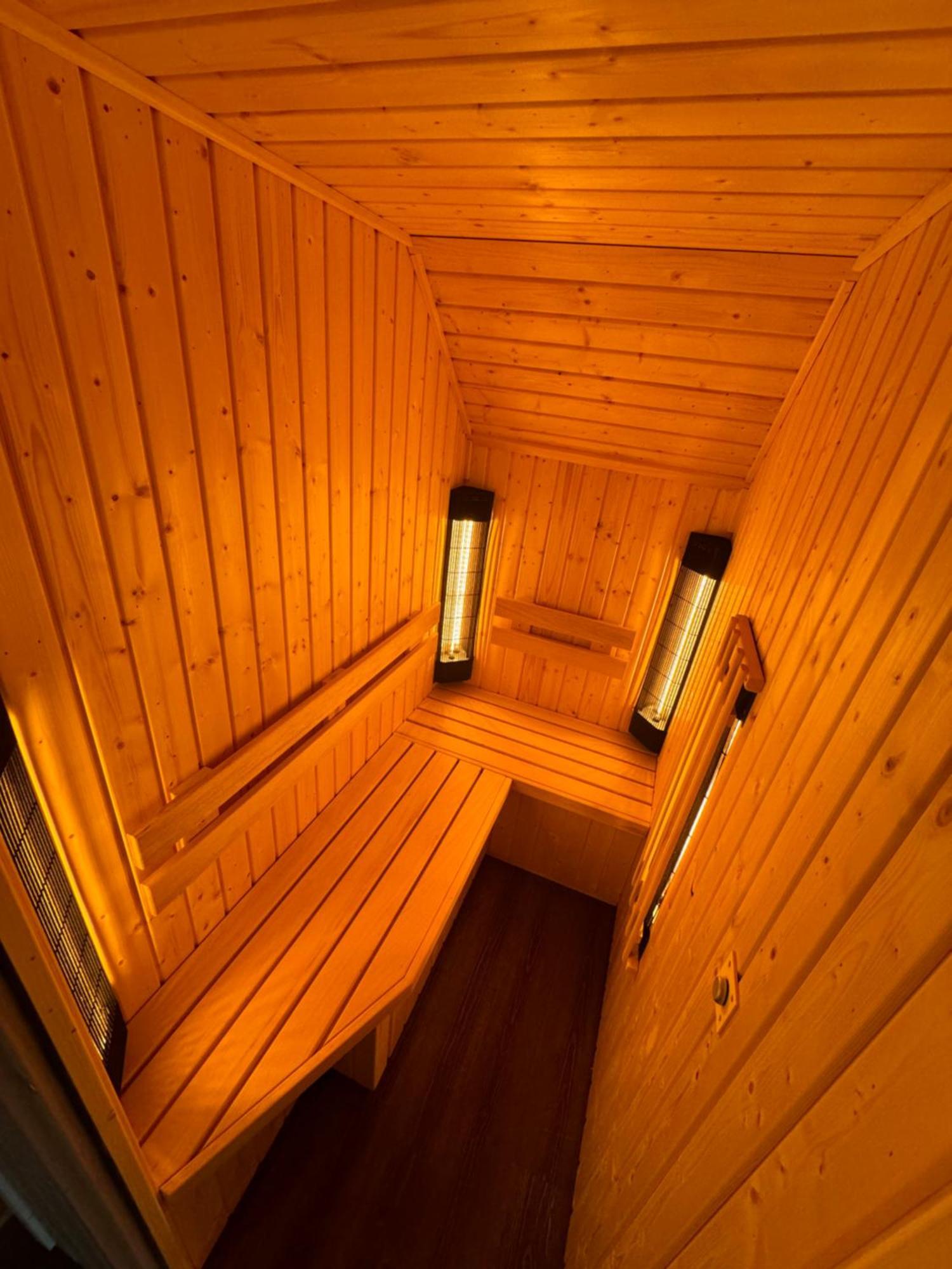 Unieke Houten Villa Met Sauna In Twente - 6P Den Ham Dış mekan fotoğraf