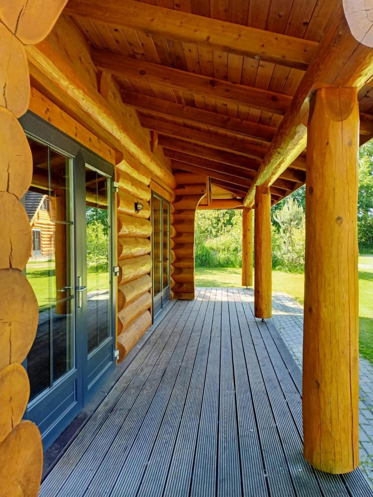 Unieke Houten Villa Met Sauna In Twente - 6P Den Ham Dış mekan fotoğraf