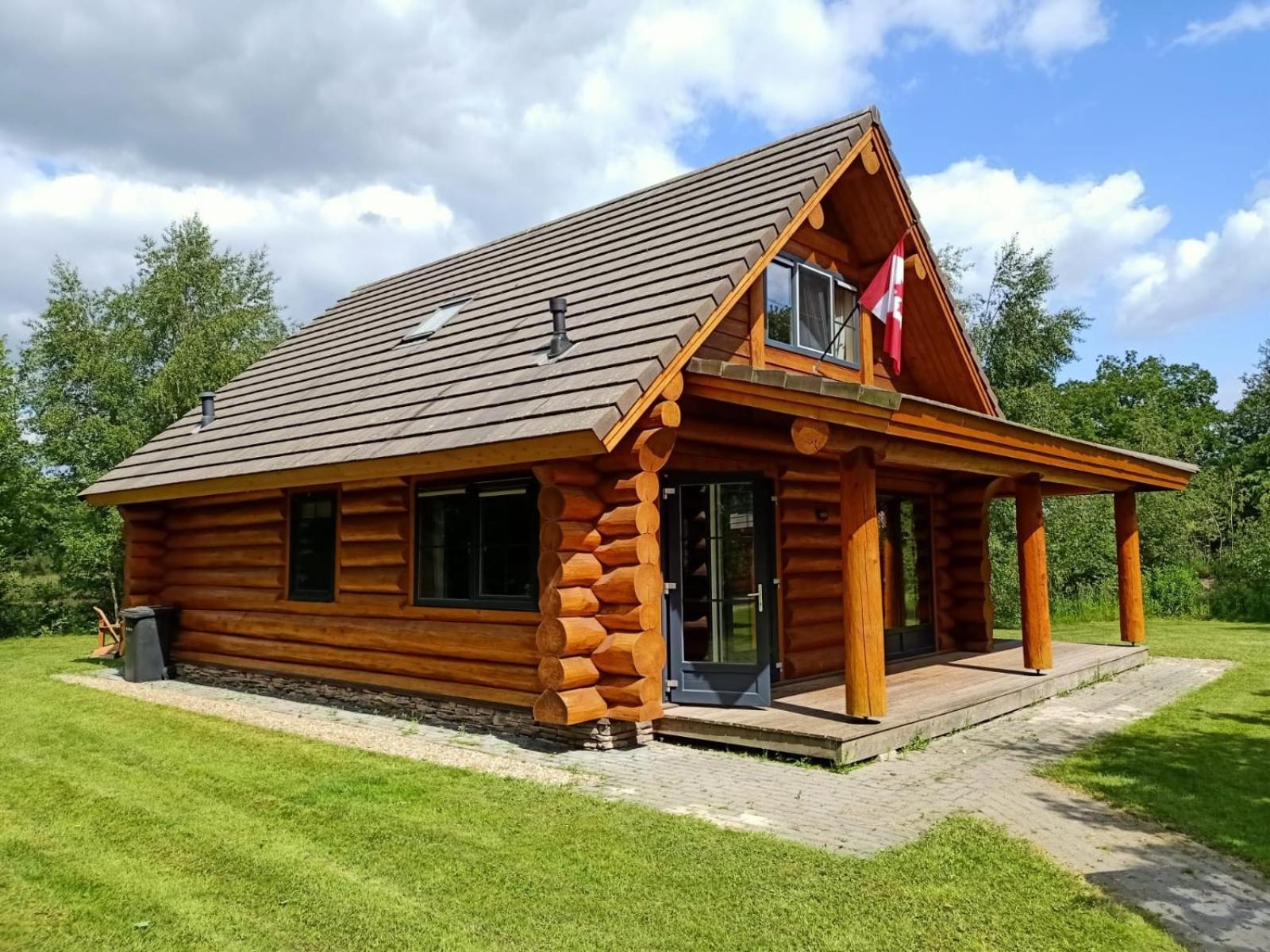 Unieke Houten Villa Met Sauna In Twente - 6P Den Ham Dış mekan fotoğraf